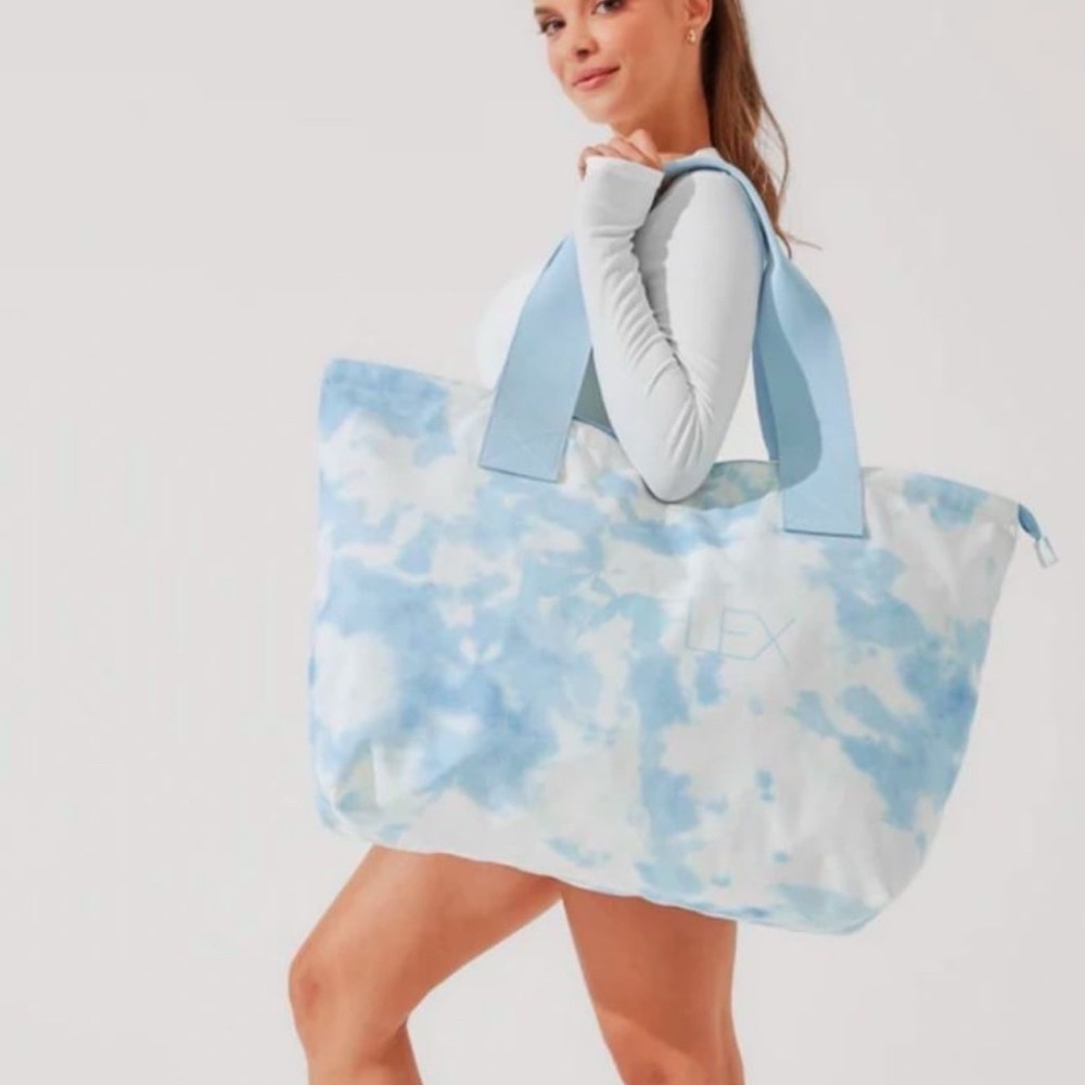 Stylish Blue Tie-Dye Women's Bag